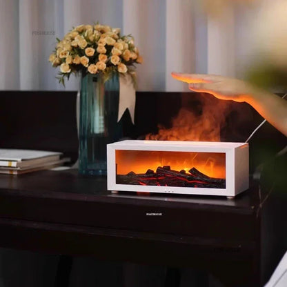 Mały kominek domowy